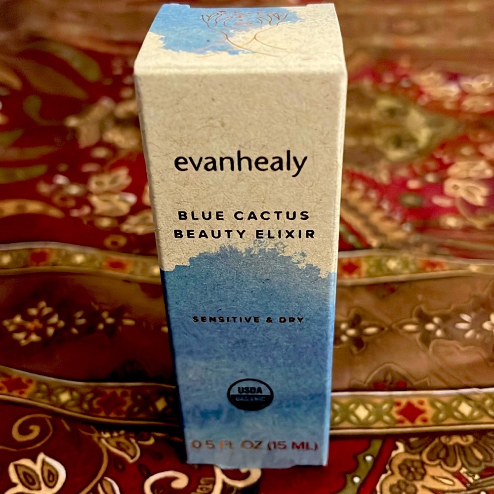 Evanhealy Blue Cactus Beauty Elixir, sensitive skin, .5 OZ